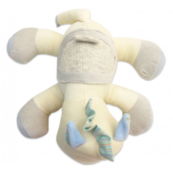Bichinho Pelúcia Cavalo Tecido Antialérgico com Chocalho para Bebê Zip Toys