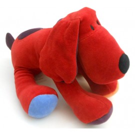Bichinho Cachorro Vermelho em Plush Antialérgico com Certificado do Inmetro Zip Toys