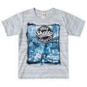 Camiseta Infantil Skate Brandili Menino 4 Anos