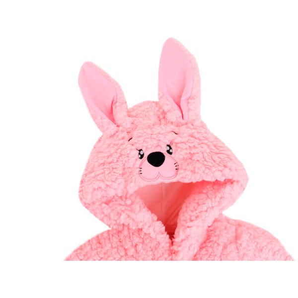 Roupa Lalafanfan macacão rosa com coelho