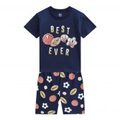 Pijama Infantil Masculino Verão Esportes Brandili Menino 1-8 Anos