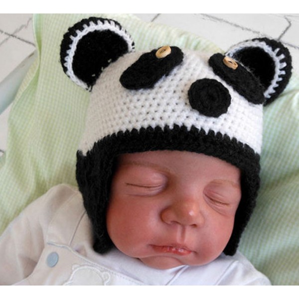Touca para Bebê - Panda