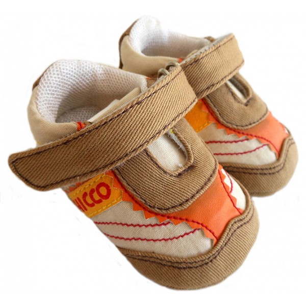 Tênis Bege com Velcro para Bebê Chicco
